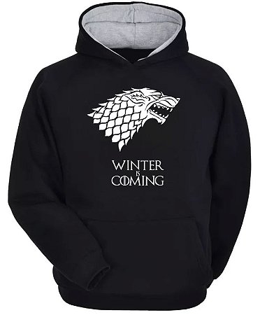 Moletom Blusa Game Of Thrones - Stark - Winter Is Coming - Falcor Store