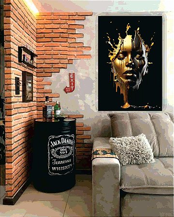 QUADRO TIPO PAINEL 130X80 IMPRESSÃO SOB TELA