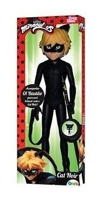 Boneco Miraculous Cat Noir-  Original Baby Brink 57 Cm