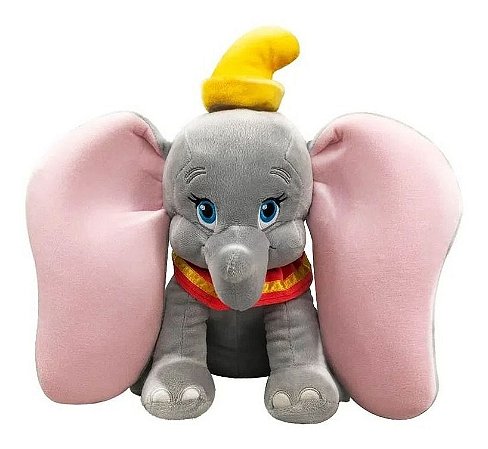 Pelúcia Disney Elefante Dumbo 35cm Antialérgico Fun