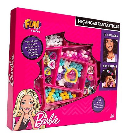Barbie Micangas Fantasticas Colares E Pulseiras 200 Pecas