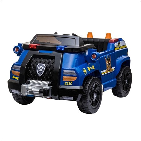 Carro Elétrico Infantil De Policia 12v Patrulha Canina Chase