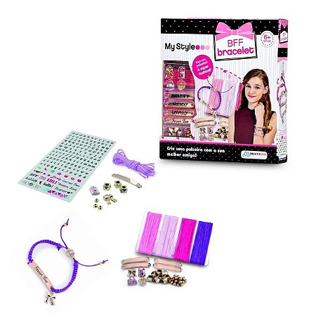 My Style Kit Pulseiras Melhores Amigas BFF - Multikids