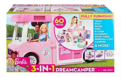 Veículo E Playset - Trailer Dos Sonhos - Barbie - Acampament