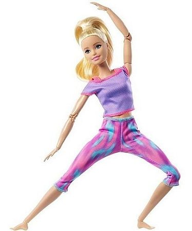 Barbie Feita Para Mexer Made To Move Loira - Mattel Gxf04