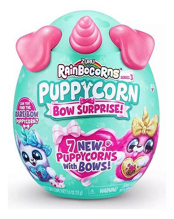 Ovo Zuru Rainbocorns Puppycorn Bow Surprise  Fun Sortido