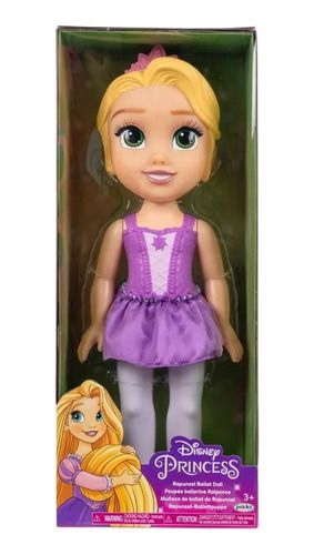 Boneca Bailarina Princesa Rapunzel 38cm