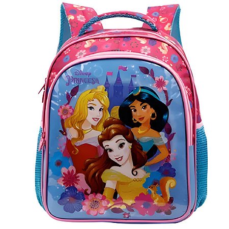 Mochila De Costas Escolar Disney Princesas 14" Xeryus