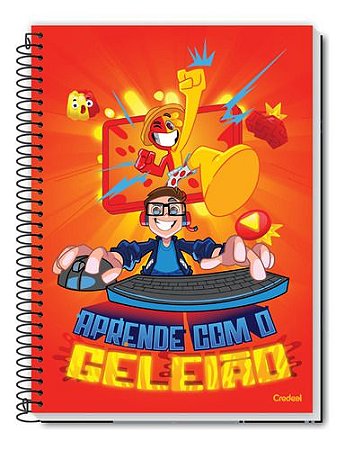 Caderno Universitário Geleia Geleião 1 Matéria 80 Fls