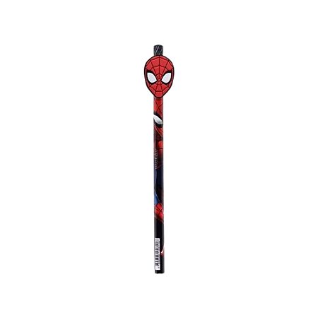 Lápis Preto Homem Aranha Hb Molin Top Macio Suave