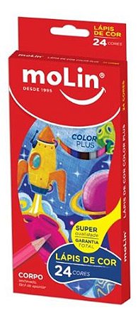 Kit Lapis De Cor 24 Cores Color Dream Escolar Colorir