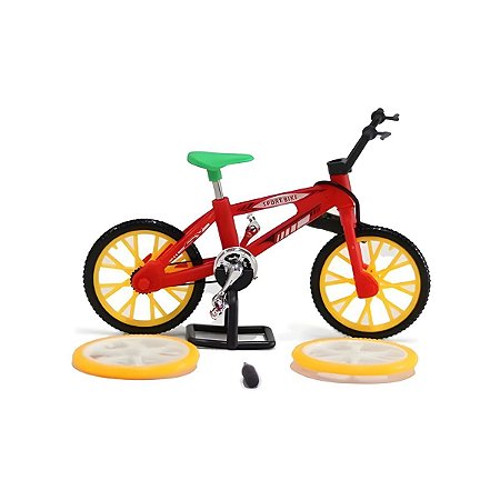 Jr Toys Bicicleta De Dedo Com 6 Acessórios Bmx