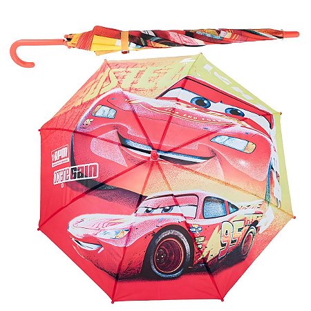 Guarda-chuva Carros Relâmpago Mcqueen Premium - Tuut