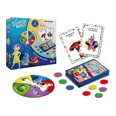 Jogo Das Emoções Divertidamente Disney Pixar 18 Cartas