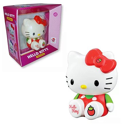 Boneca Hello Kitty Morango Frutinha C/ Aroma Em Vinil Lider