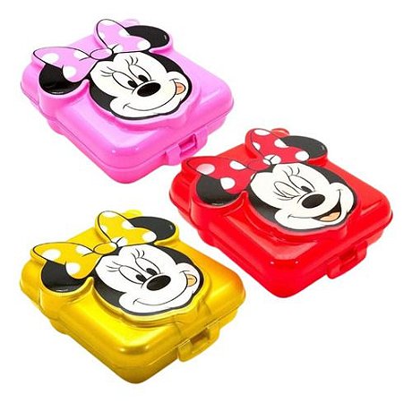Sanduicheira Infantil Disney Minnie Escolar 3d Plasútil