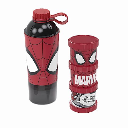 Kit Shakeira E Potes 3 Em 1 Homem Aranha Plasútil