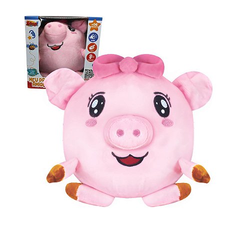 Pelucia Meu Primeiro Amiguinho Porquinho Pula-pula-zoop Toys