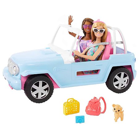 Barbie Veículo De Brinquedo Off Road Com 2 Bonecas - Mattel