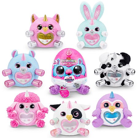 Pelúcia Surpresa Rainbocorns Adopt-a-corn Zuru Fun Brinquedo