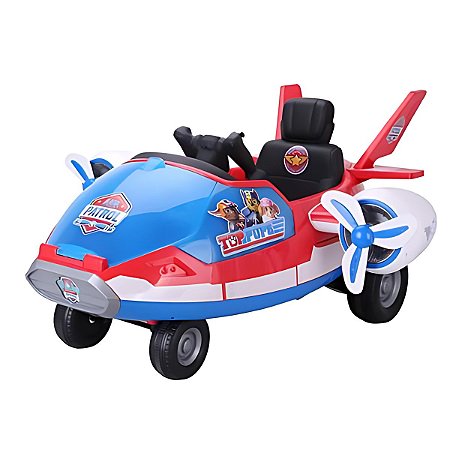 Avião Elétrico Patrulha Canina 6 V Azul Passeio Infantil