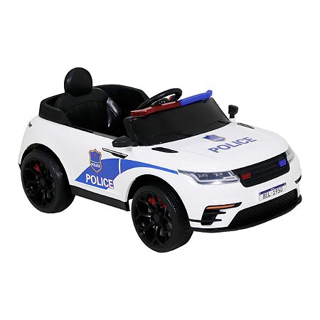Carro Elétrico De Drift Da Polícia 12v C/ Controle E Som Bel