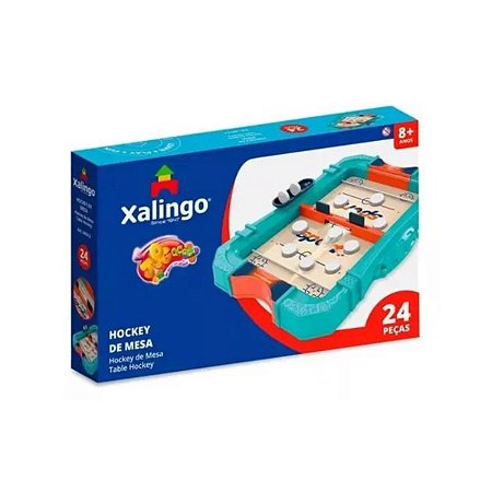 Hockey De Mesa Jogo Portátil Com 24 Peças Xalingo Infantil