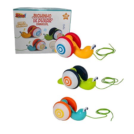 Brinquedo Bichinho De Pular Caracol Luzes E Som - Zoop Toys