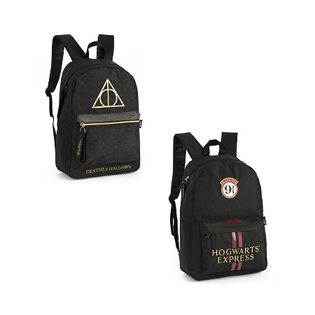 Mochila De Costa Harry Potter Juvenil Escolar Luxcel