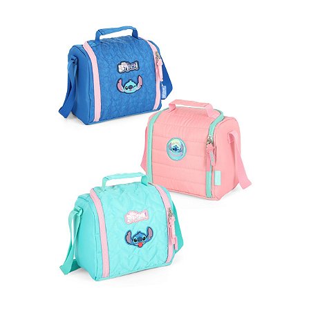 Lancheira Térmica Stitch Com Matelassê Juvenil Luxcel