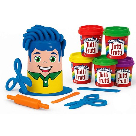 Massinha Modelar Tutti Frutti Cabelo Studio Hair 9 Potinhos