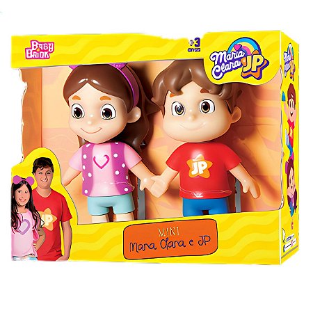 Mini Bonecos Maria Clara E Jp Youtuber 12cm - Baby Brink