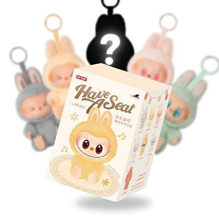 Labubu Pelúcia Surpresa Misterioso Pop Chaveiro Colecionável