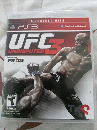 PS3 UFC3 UNDISPUTED