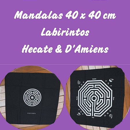 Mandalas de Tecido - Labirintos - Hecate & D'Amiens