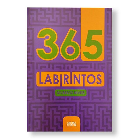 Livro 365 Labirintos Diversos Níveis