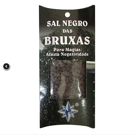 Sal Negro das Bruxas- Para Magias e Afasta a Negatividade