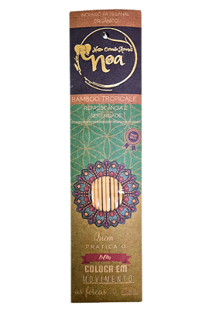 Incenso Noa - Bamboo Tropicale - Refrescância E Serenidade