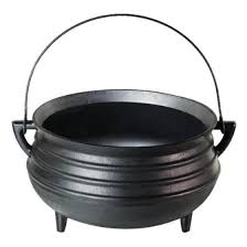 Caldeirão de ferro fundido Sem tampa