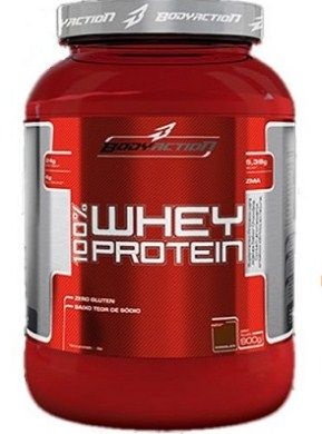 100% WHEY PROTEIN BODY ACTION 900G - CHOCOLATE