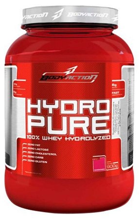 WHEY HIDRO PURE ISOLADO BODY ACTION 900G - MORANGO