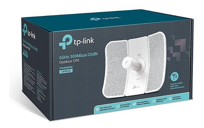 Access Point Outdoor Tp-link Cpe 610 5ghz 23dbi 300mbps