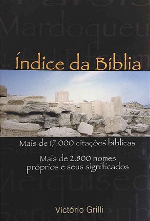 Índice da Bíblia - Mais de 17.000 citacões bíblicas
