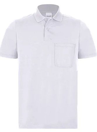 camisa polo branca basica