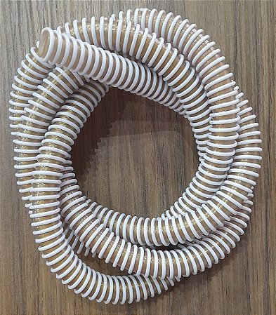MANGUEIRA PLASTICA HELIX DOURADO BRANCO