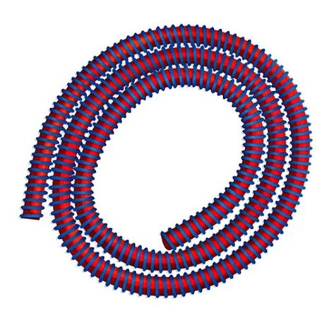 MANGUEIRA SILICONE HELIX AZUL/VERMELHO