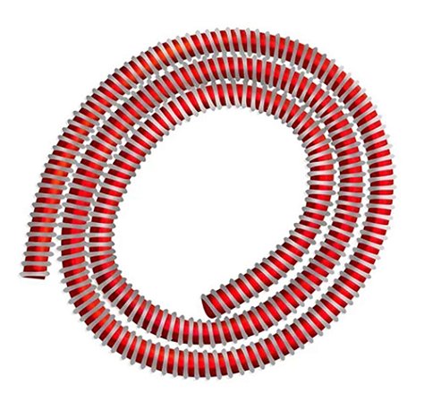 MANGUEIRA SILICONE HELIX CINZA/VERMELHO