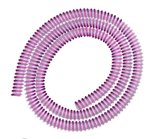 MANGUEIRA SILICONE HELIX ROXO/BRANCO