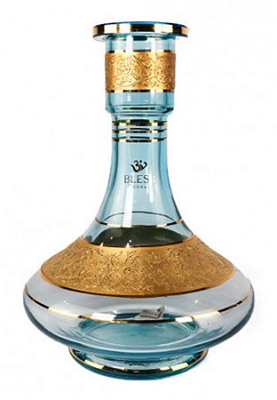 VASO BLESS 30CM GENIE AQUAMARINE