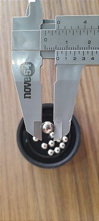 BOLINHA DE RESPIRO AÇO 6MM UNIDADE